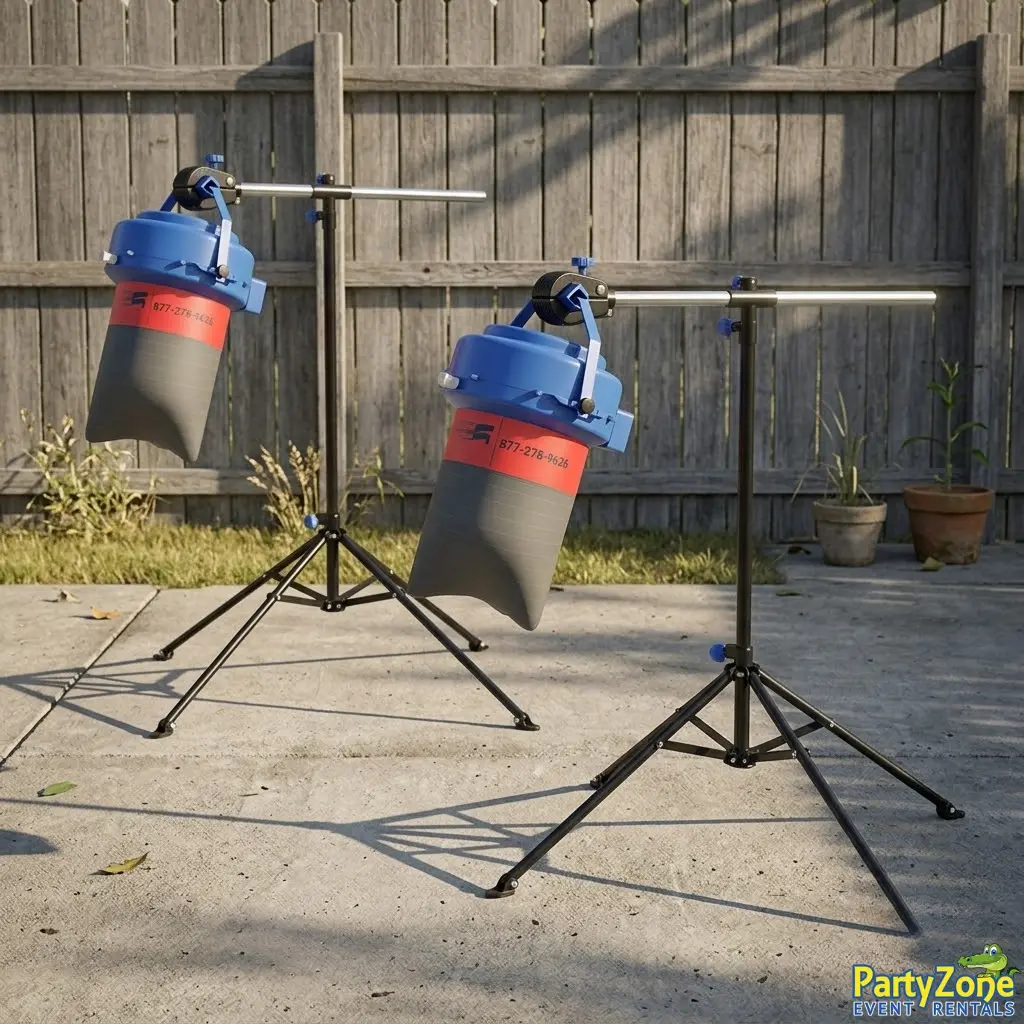 Double Foam Machines 2 Foam Machines rental for Chalmette LA parties and St. Bernard Parish events